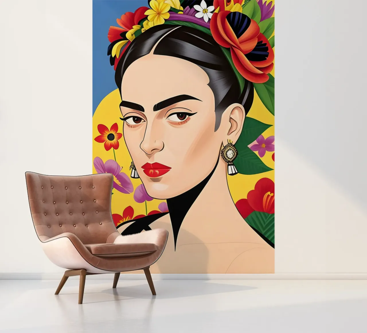 Dopamine Frida Kahlo photo wallpaper by ART DECO