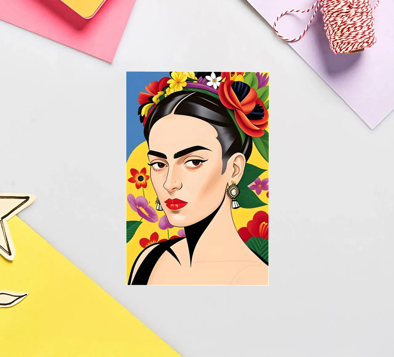 Dopamine Frida Kahlo sticker by ART DECO