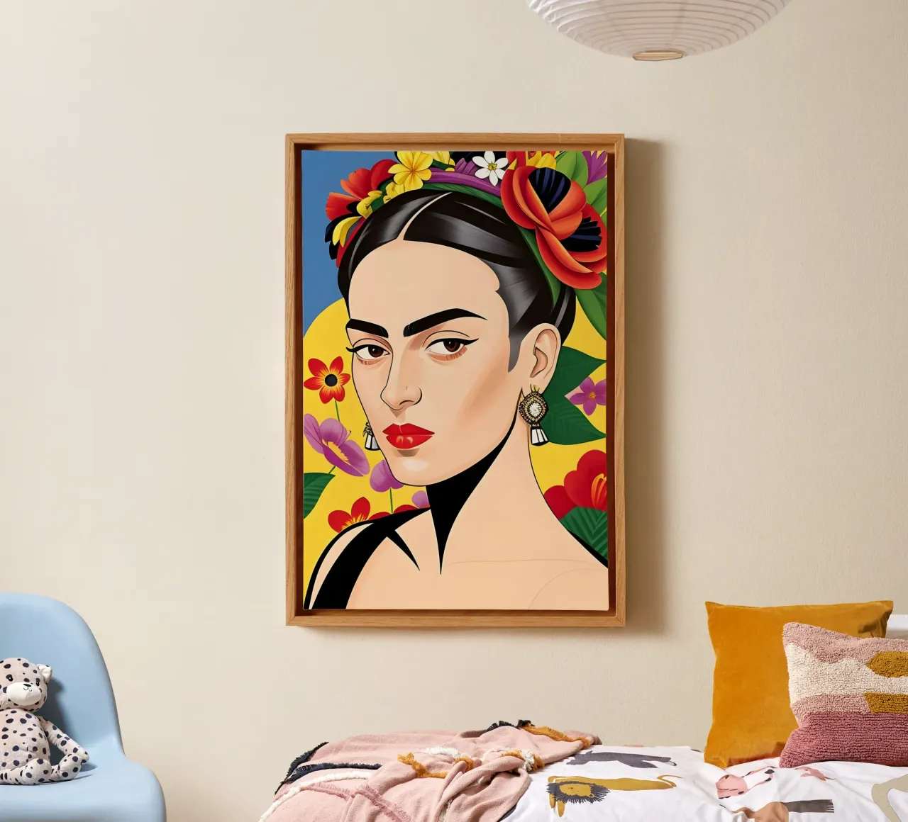 Dopamine Frida Kahlo canvas by ART DECO