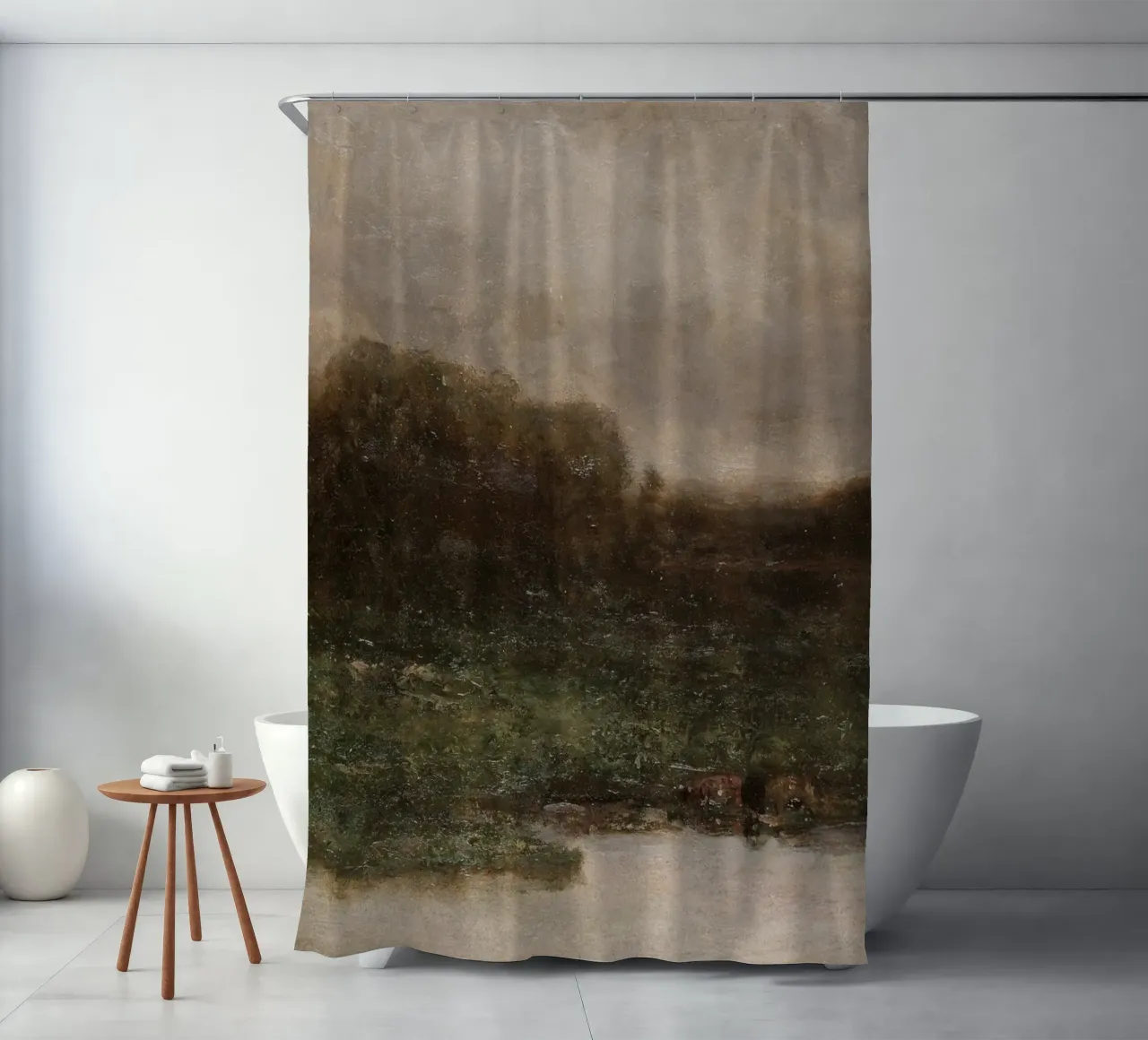 Summer Twilight shower curtain by apoloprints
