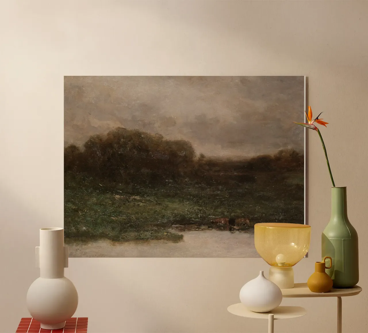 Crepuscolo estivo malinconico plexiglass da Apolo Prints