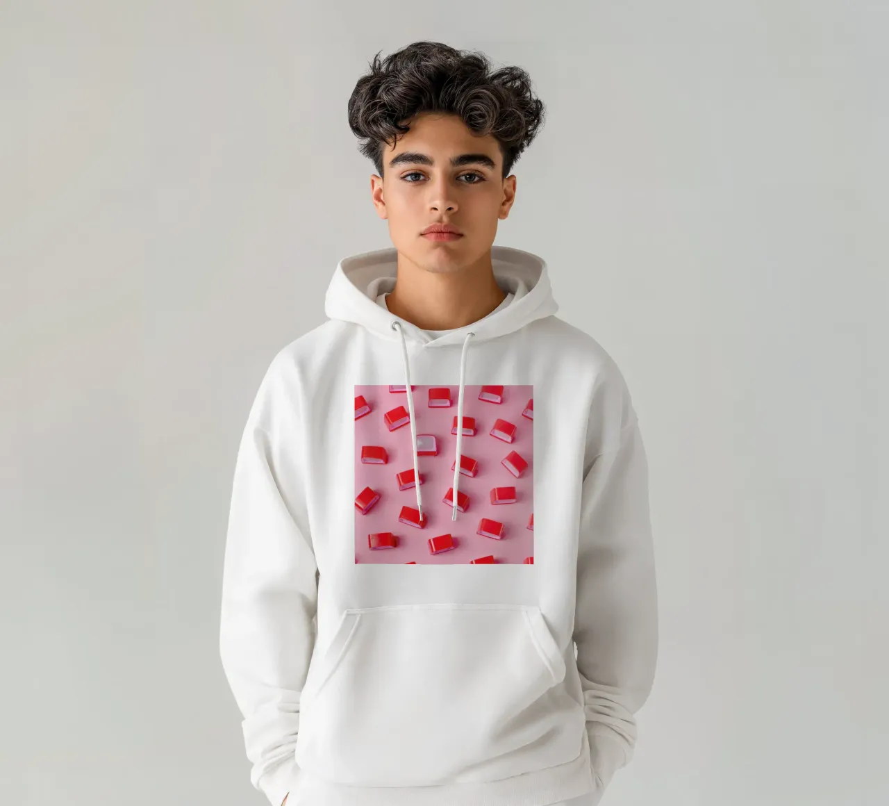 Netflicks and Chill felpa con cappuccio da Juj Winn