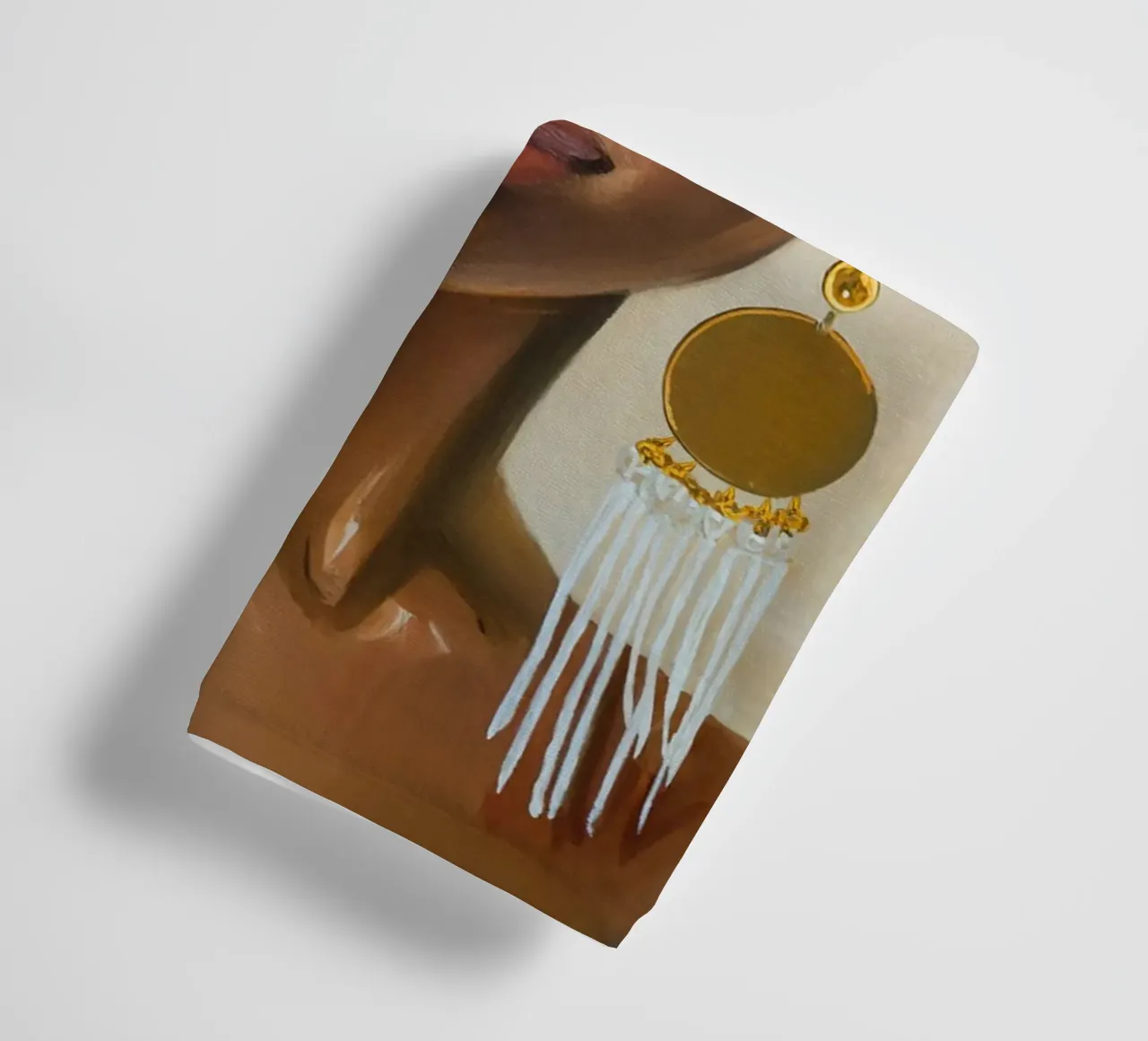 Donna africana con colori naturali asciugamano da bagno da Take Your Art BV