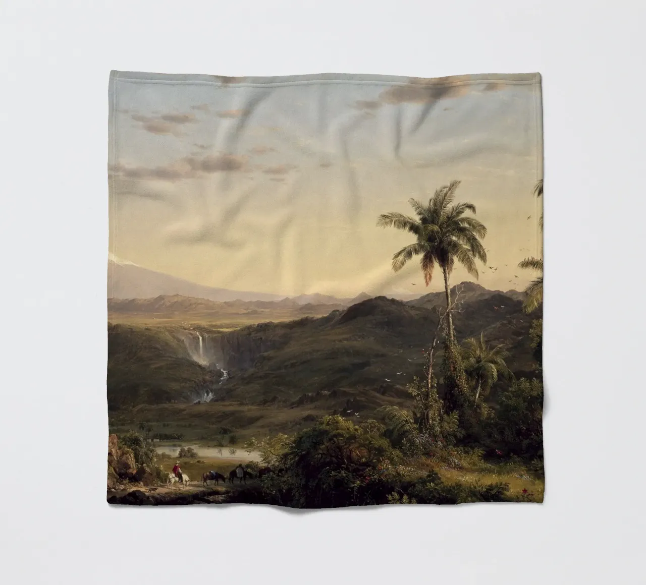 Tropical Landscape coperta in pile da apoloprints