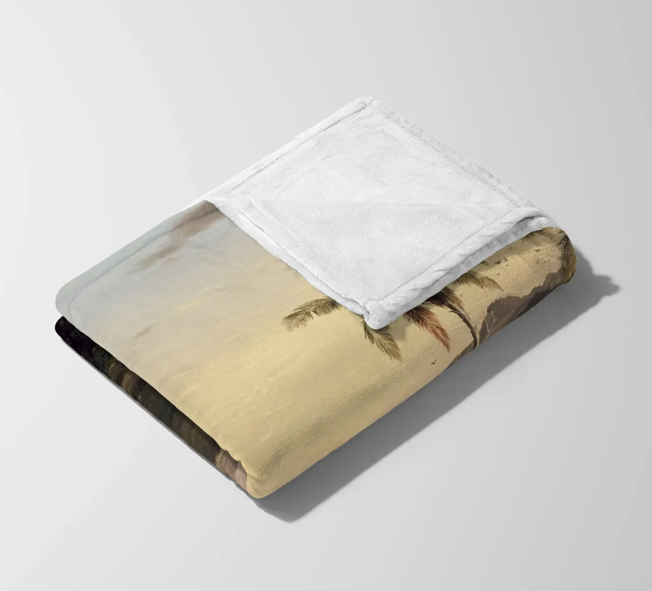 Tropical Landscape coperta in pile da apoloprints