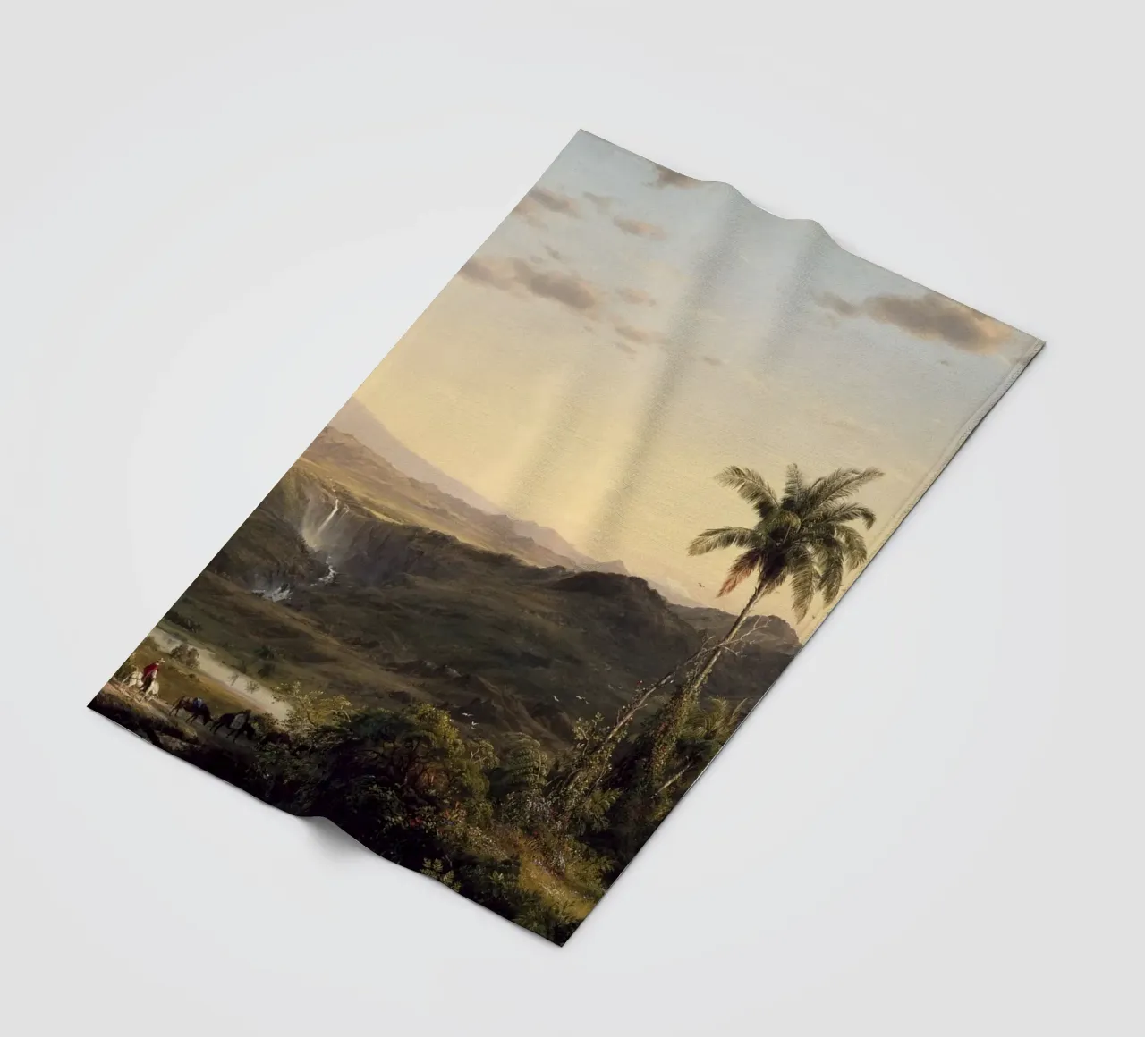 Tropical Landscape coperta in pile da apoloprints
