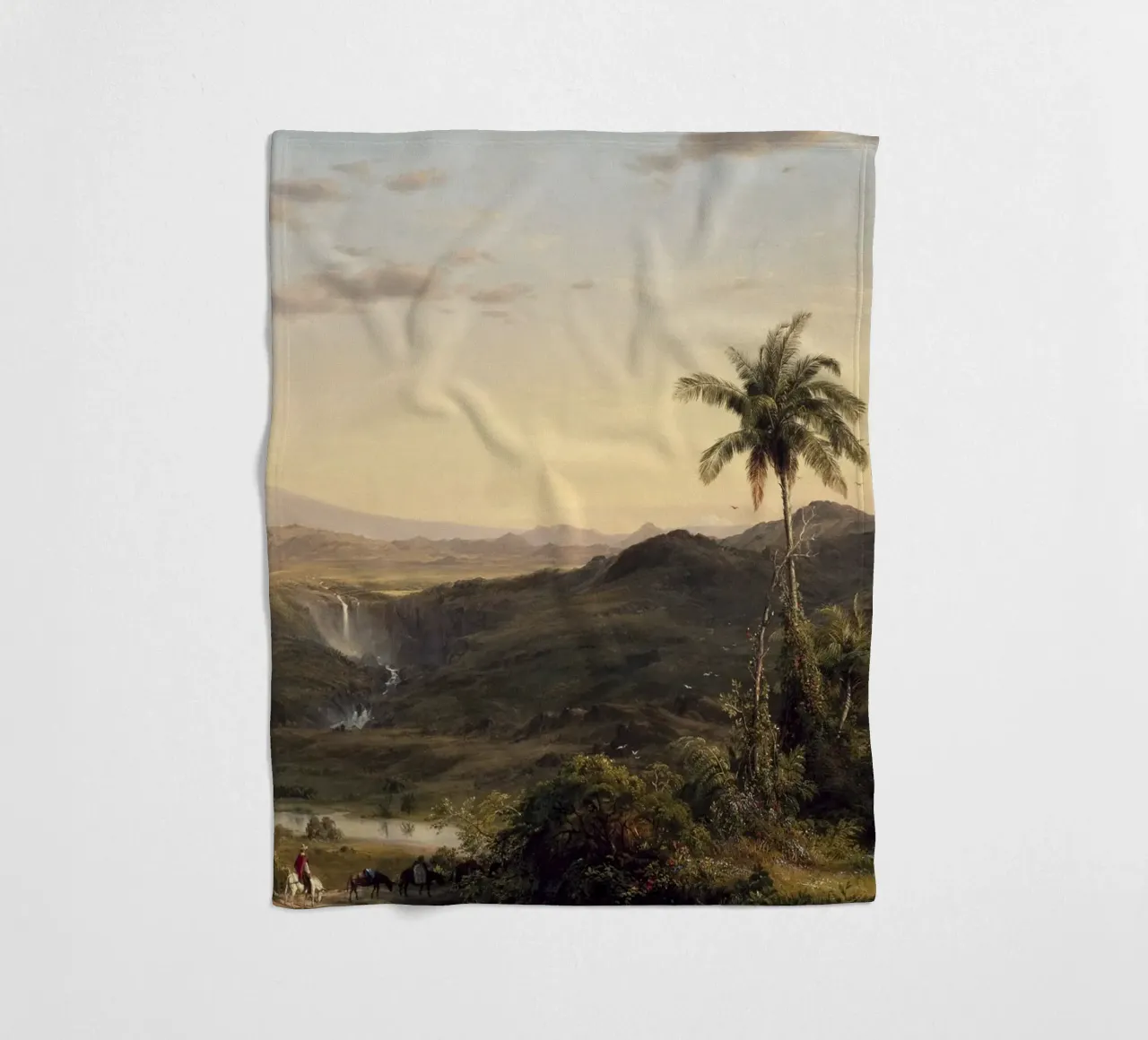 Tropical Landscape coperta in pile da apoloprints
