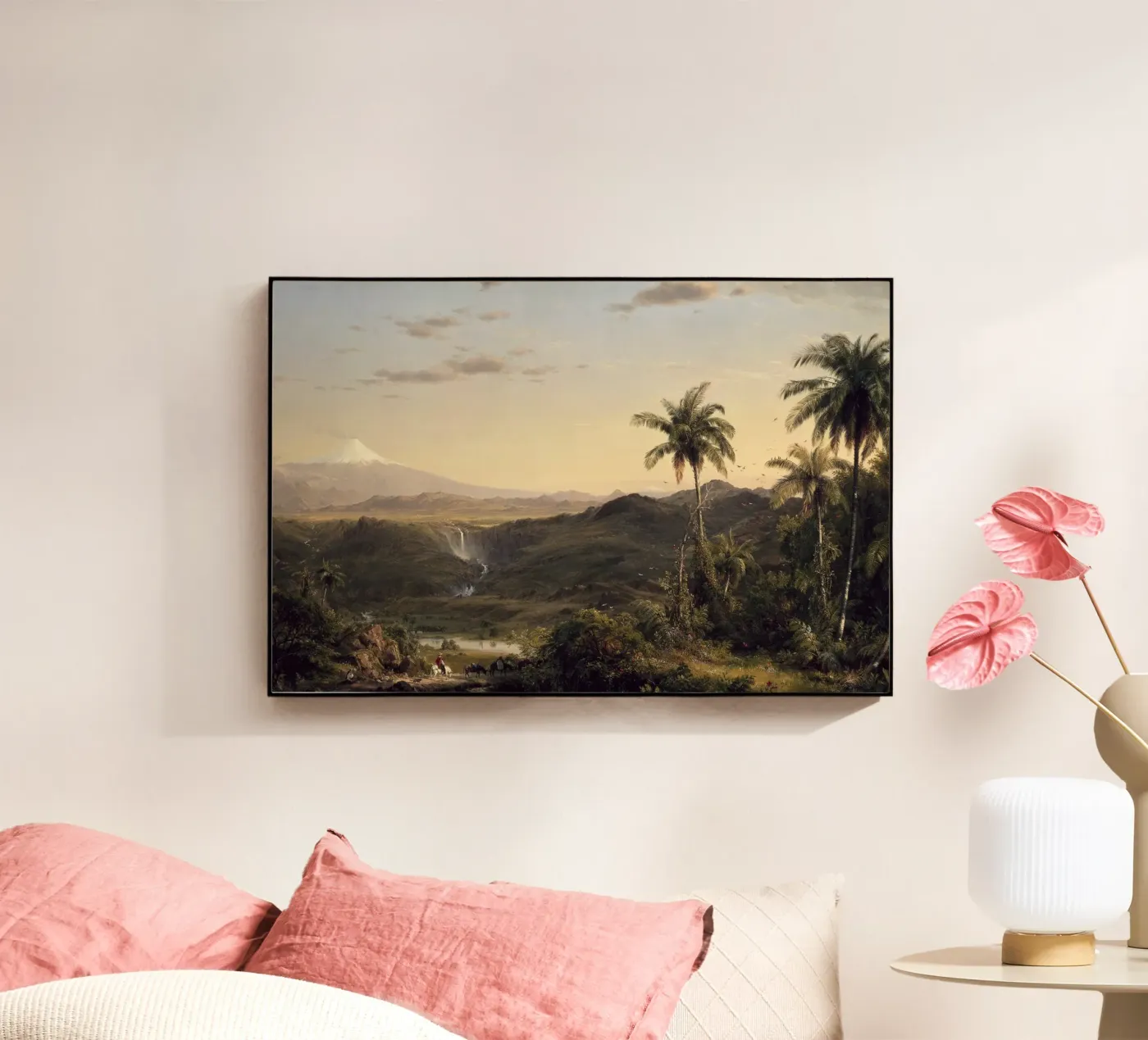 Cotopaxi Landscape - Frederic Edwin Church plexiglass da Apolo Prints