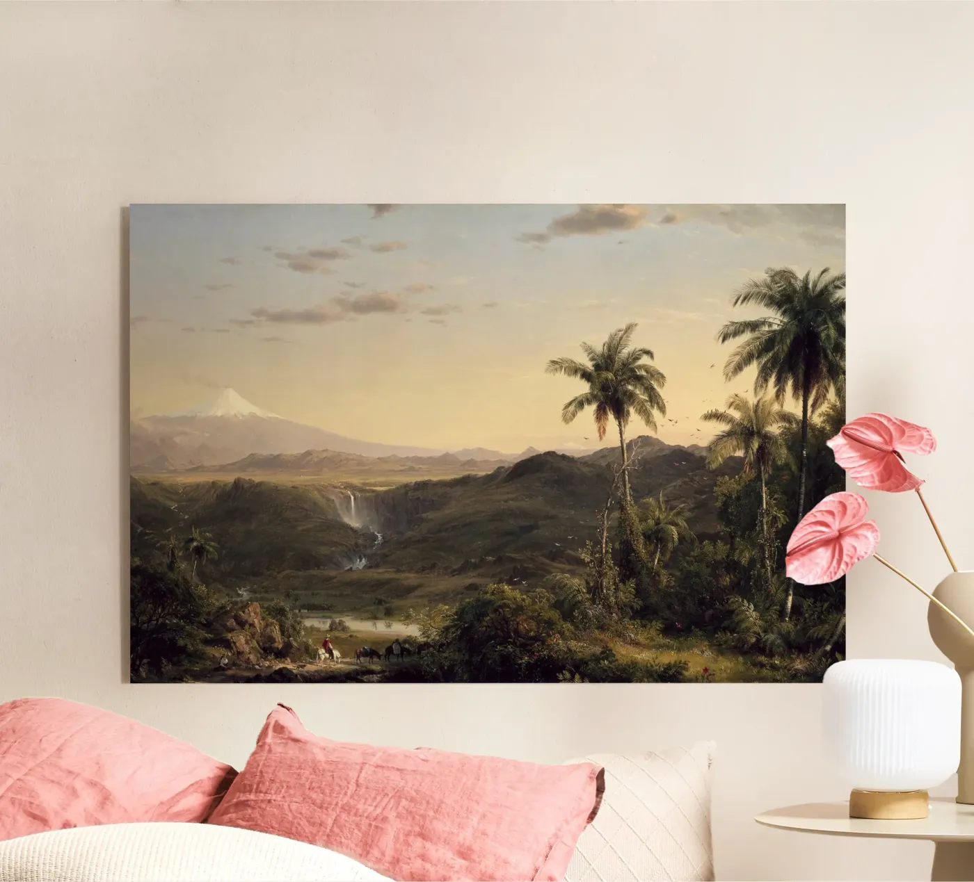 Cotopaxi Landscape - Frederic Edwin Church acryl van Apolo Prints