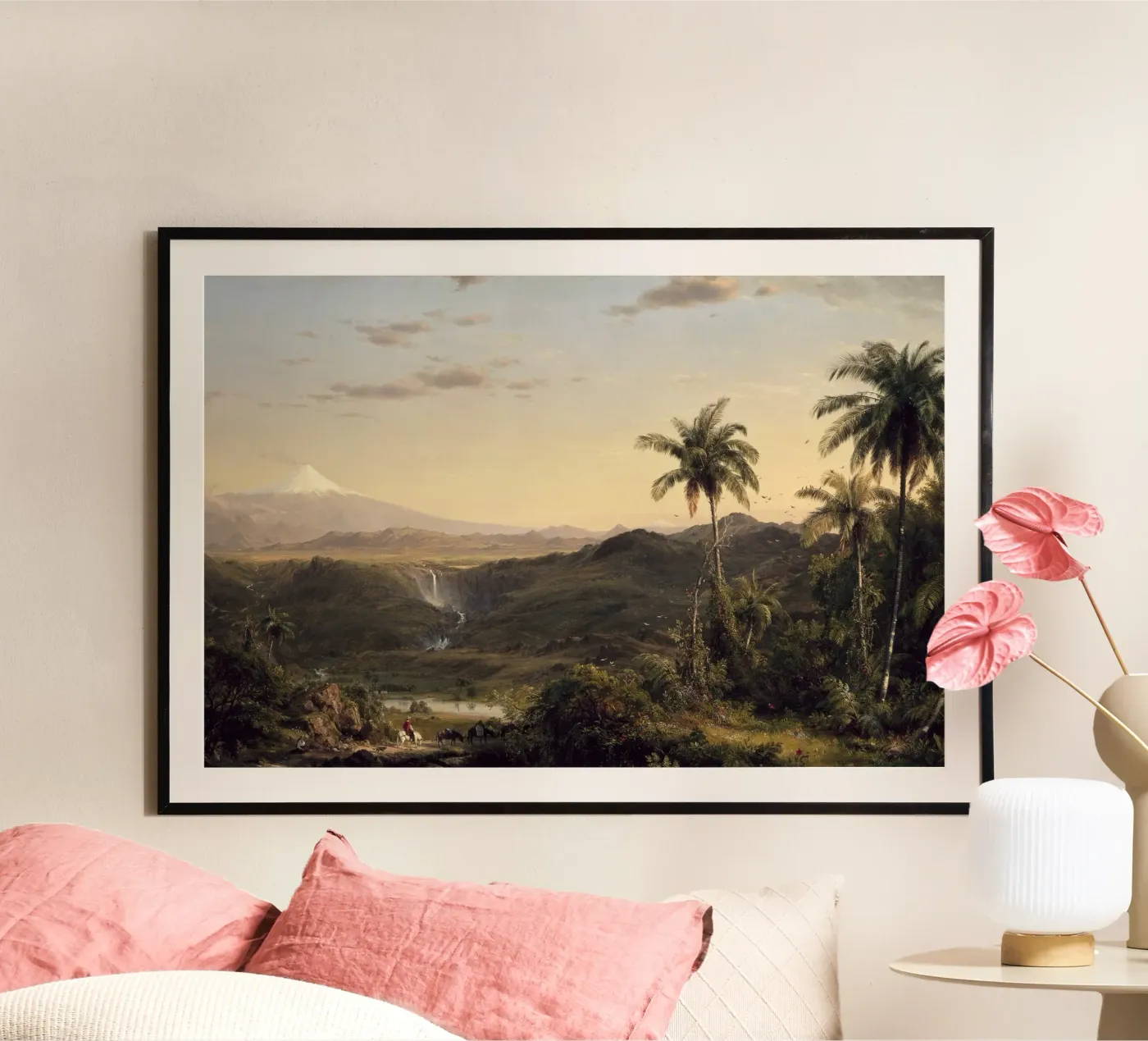 Paesaggio del Cotopaxi - Frederic Edwin Church poster da Apolo Prints