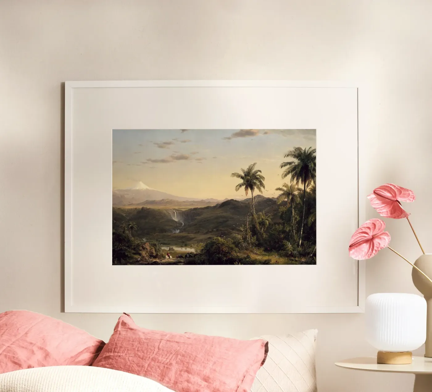 Paesaggio del Cotopaxi - Frederic Edwin Church poster da Apolo Prints