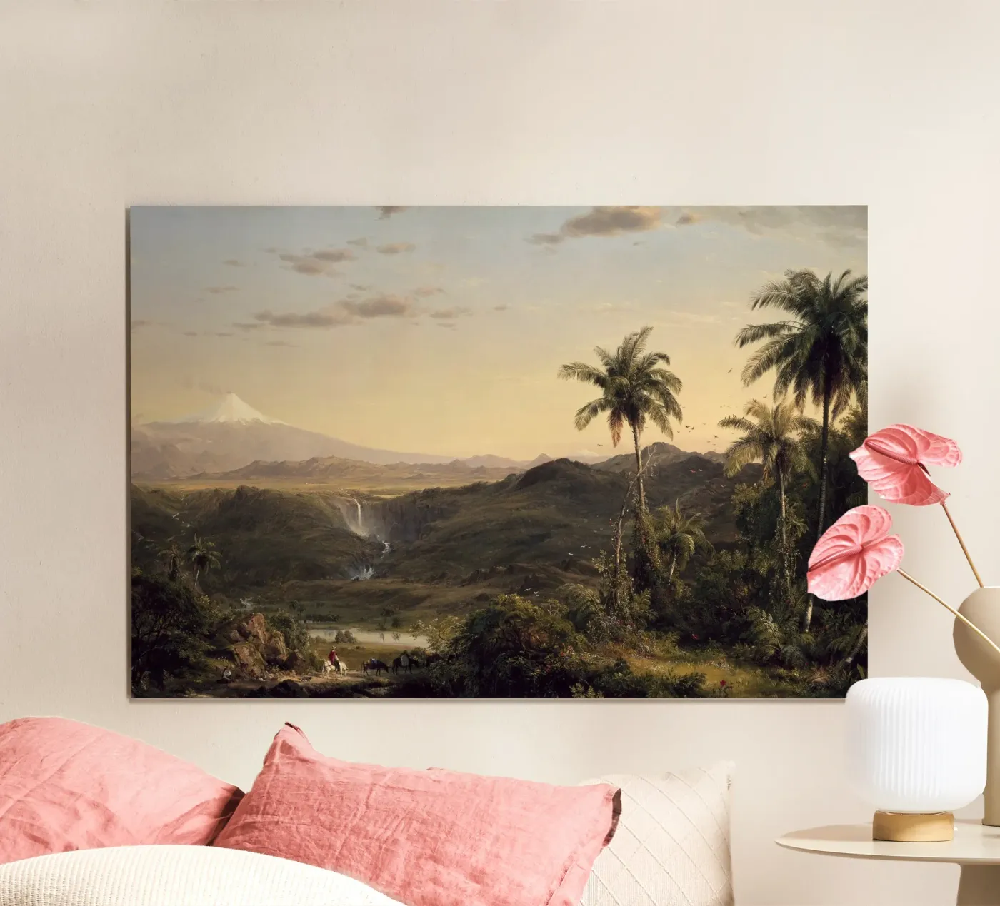 Paesaggio del Cotopaxi - Frederic Edwin Church poster da Apolo Prints