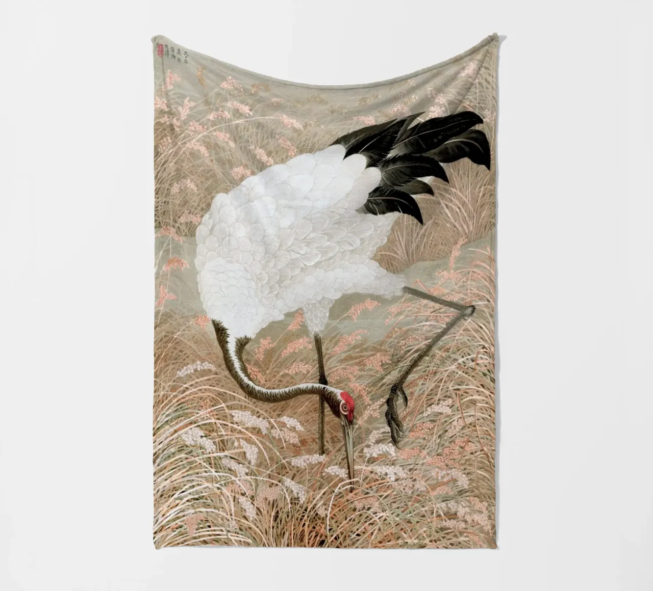 Tsuru coperta in pile da apoloprints