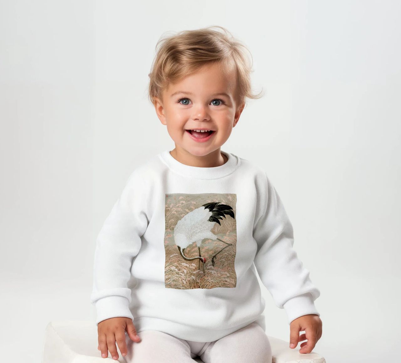 Tsuru felpa neonato da apoloprints