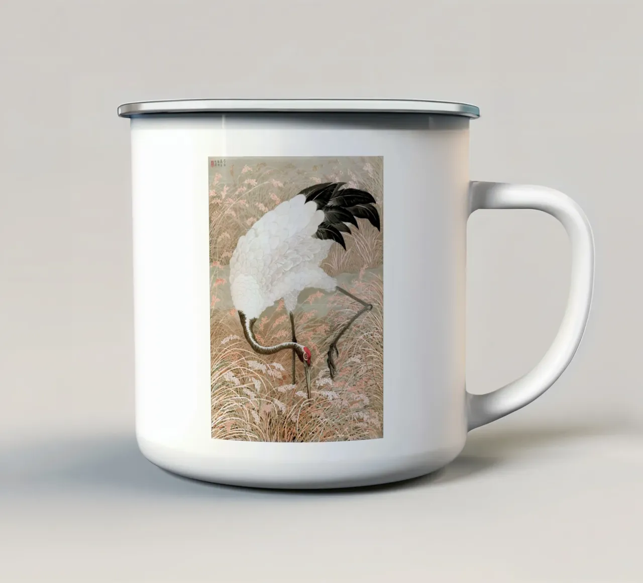 Tsuru emaille mok van apoloprints