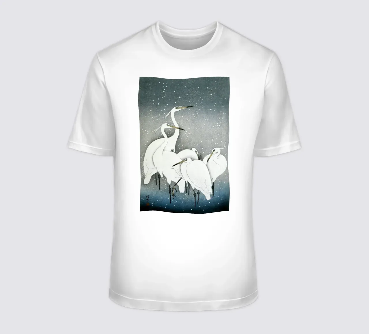 Ohara Koson - Group of Egrets t-shirt da apoloprints