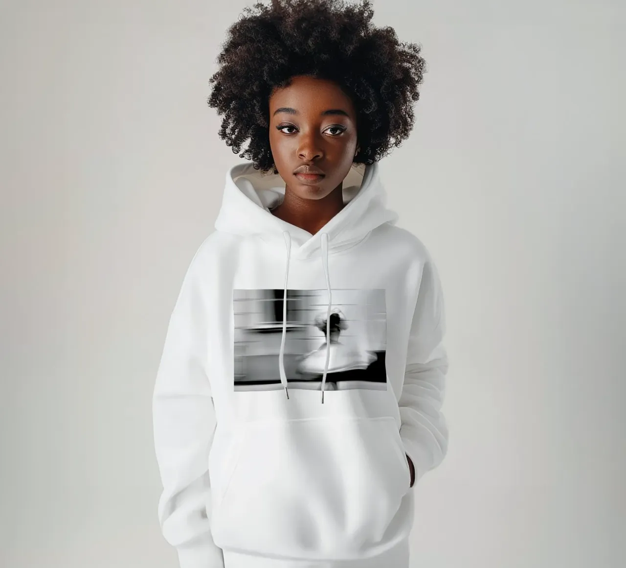 Monochrome rotation felpa con cappuccio da Efacts Photography