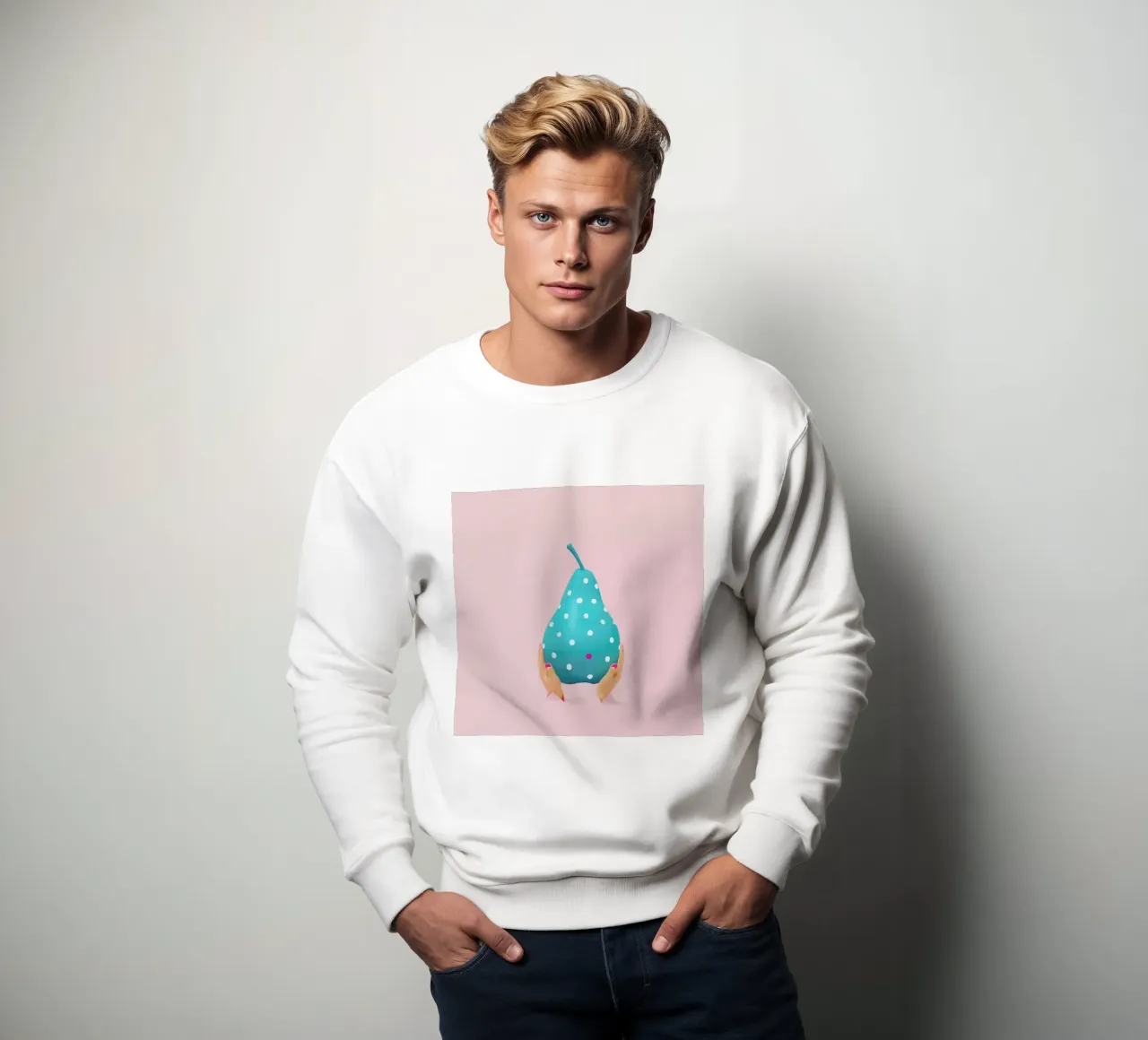My, What a Big Pear You Have sudadera de Juj Winn