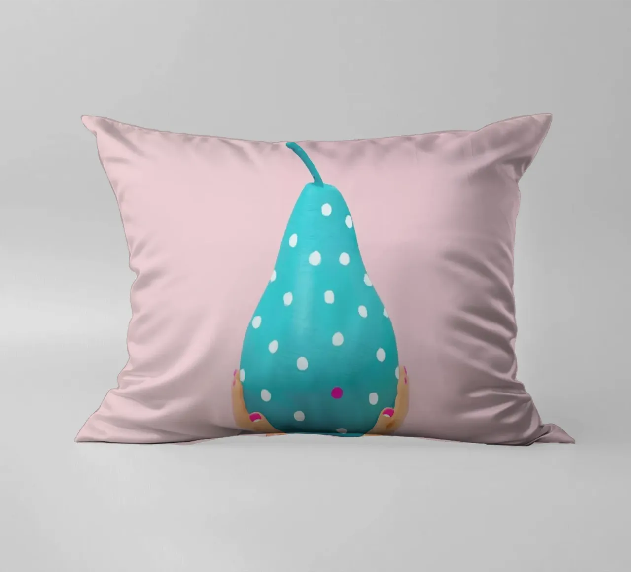 My, What a Big Pear You Have Kissen von Juj Winn