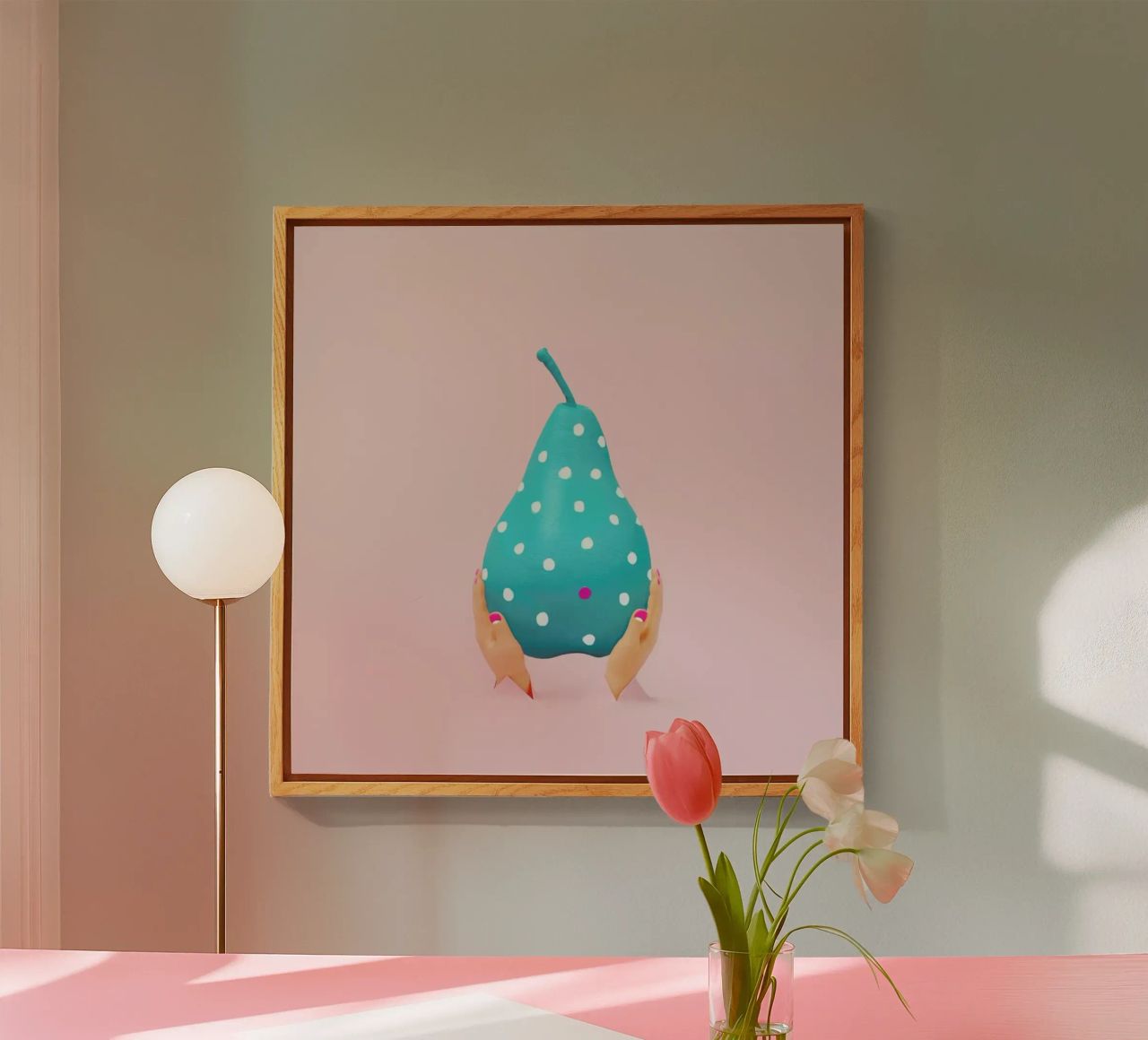 My, What a Big Pear You Have plexiglass da Juj Winn