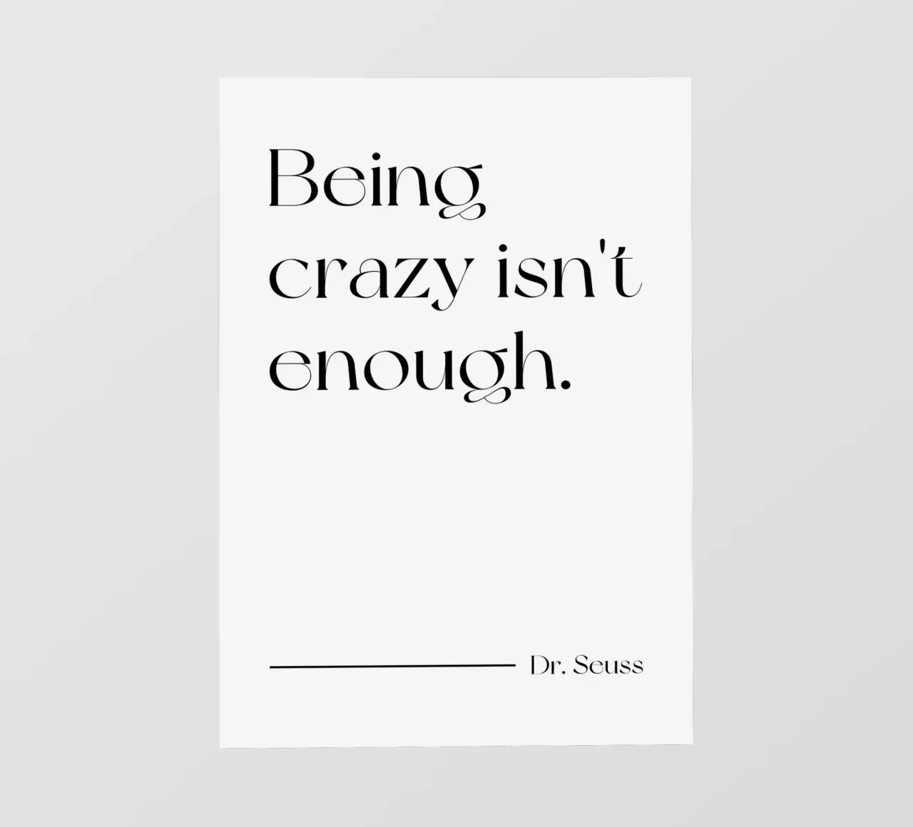 Essere pazzi non è sufficiente pellicola backlit da Paigaam Studio