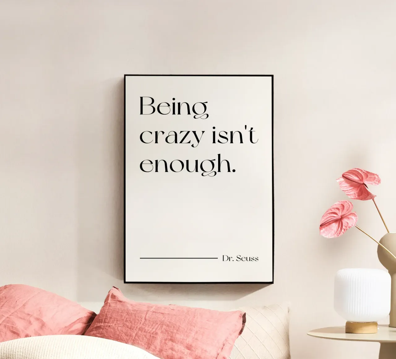 Essere pazzi non è sufficiente plexiglass da Paigaam Studio