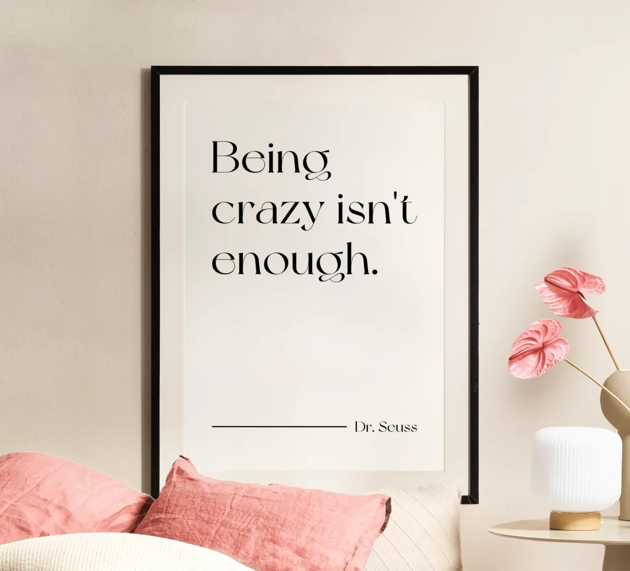 Essere pazzi non è sufficiente poster da Paigaam Studio