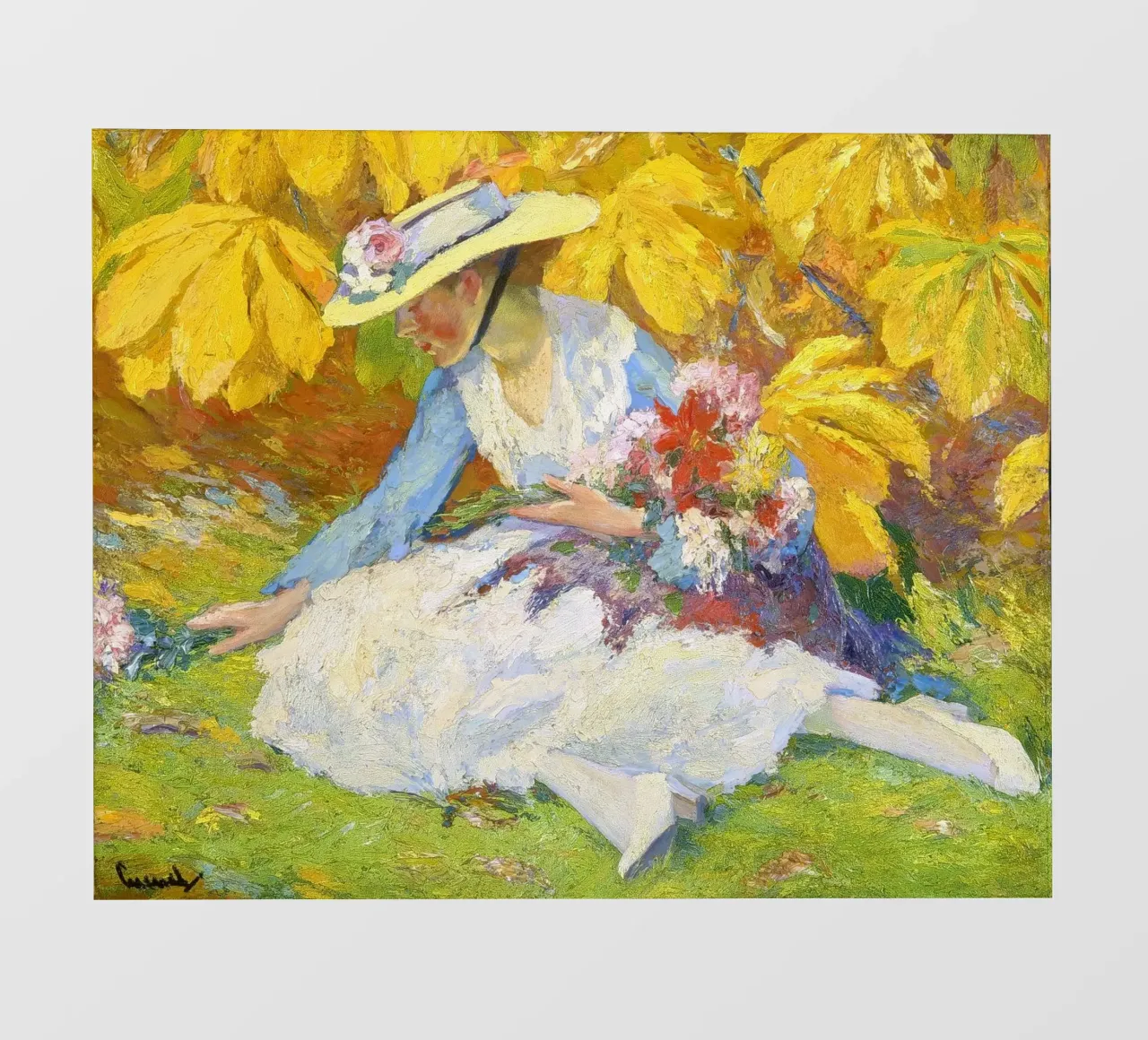 Edward Cucuel - Ricordi d'autunno pellicola backlit da ARTOTHEK