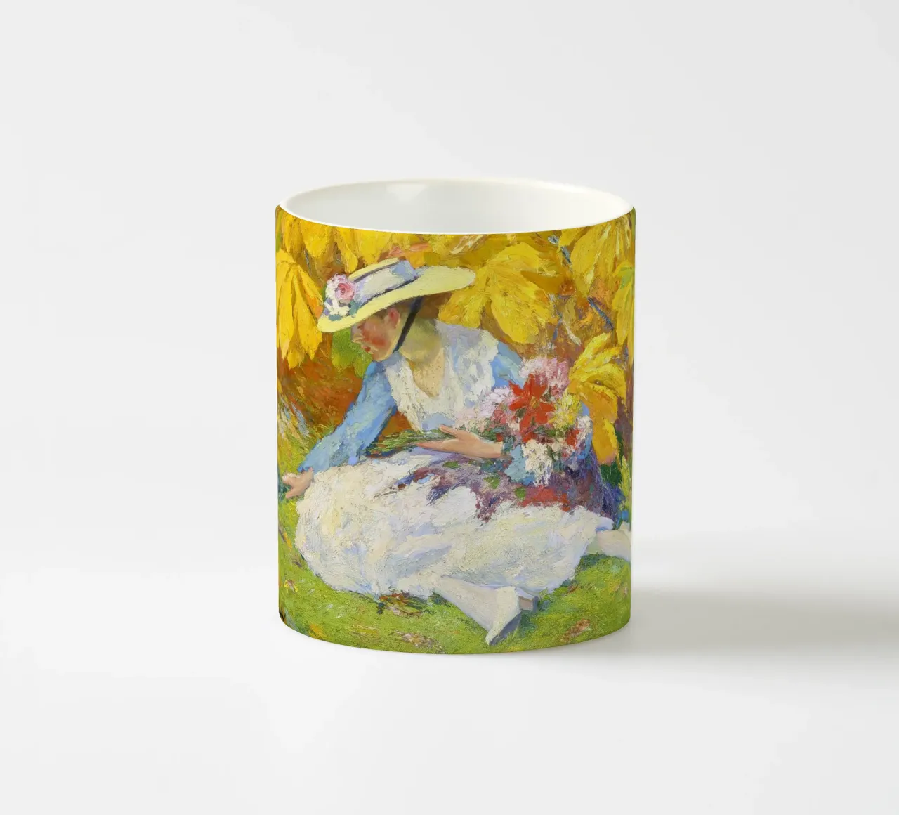 Edward Cucuel - Ricordi d'autunno tazza in ceramica da ARTOTHEK