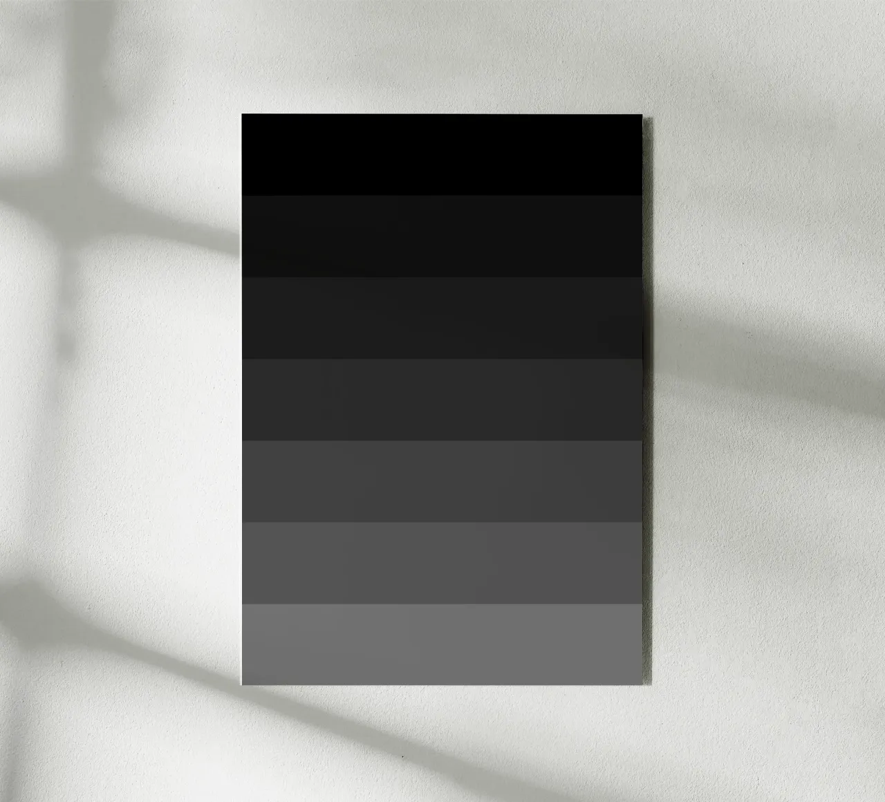 Black Gradient forex plate by Paigaam Studio