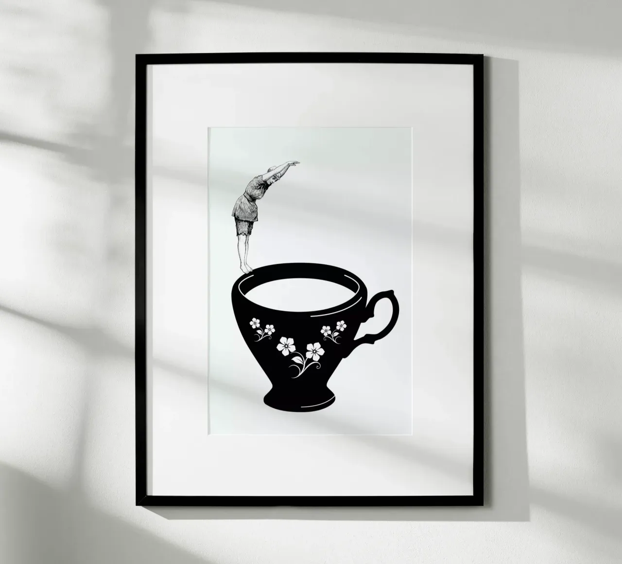 Kopfsprung in Teetasse carta hahnemühle da Amy & Kurt