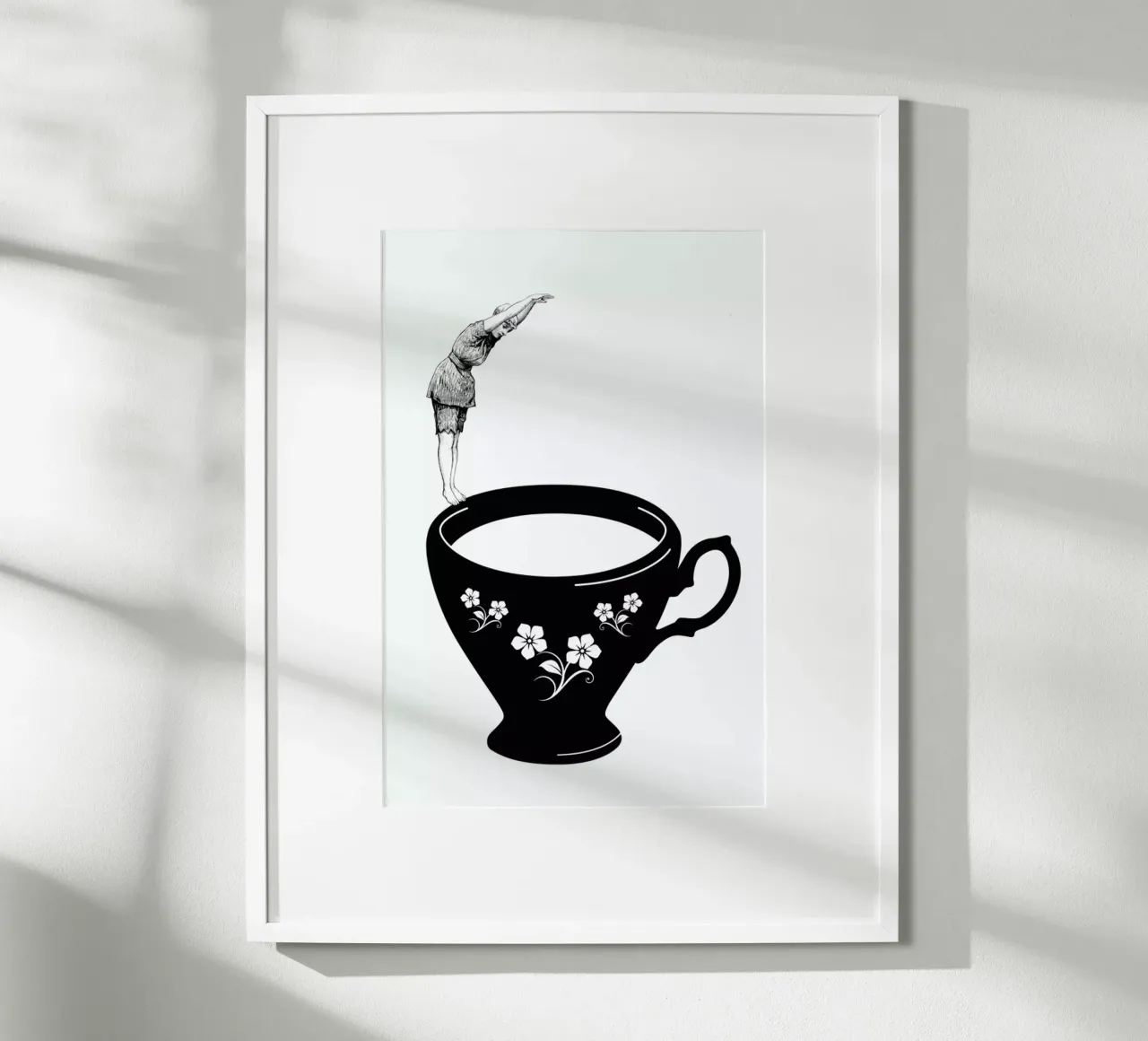 Kopfsprung in Teetasse carta hahnemühle da Amy & Kurt