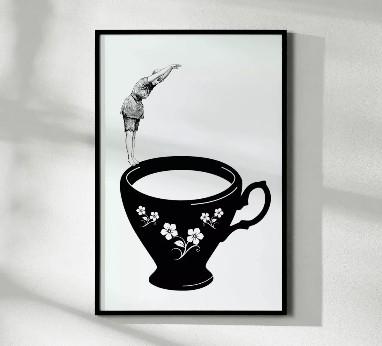 Kopfsprung in Teetasse carta hahnemühle da Amy & Kurt