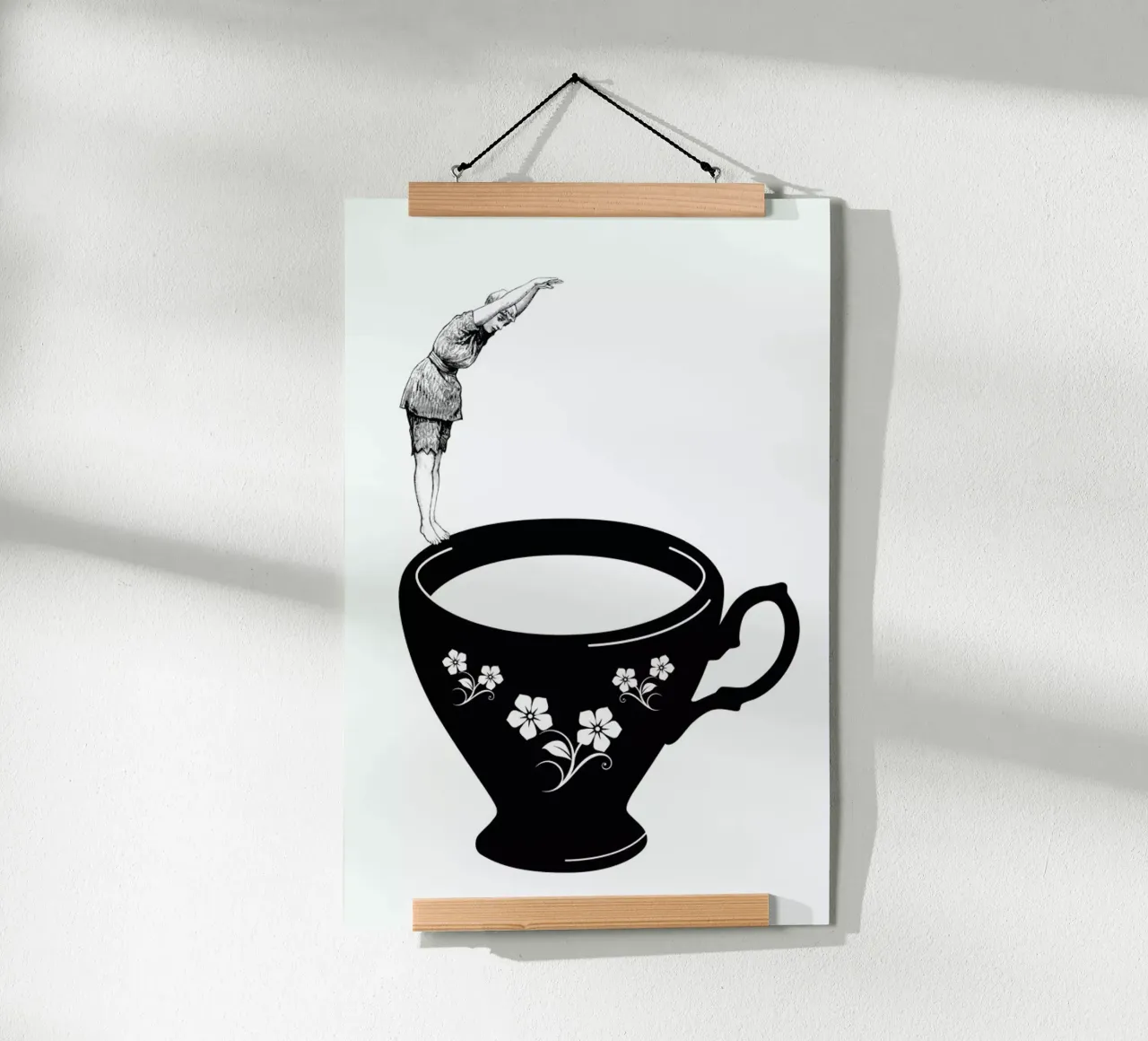 Kopfsprung in Teetasse carta hahnemühle da Amy & Kurt