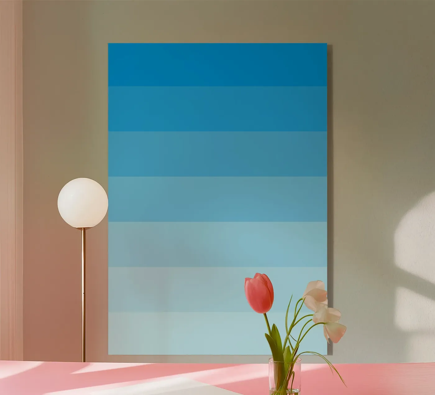 Blue Gradient plexiglass da Paigaam Studio