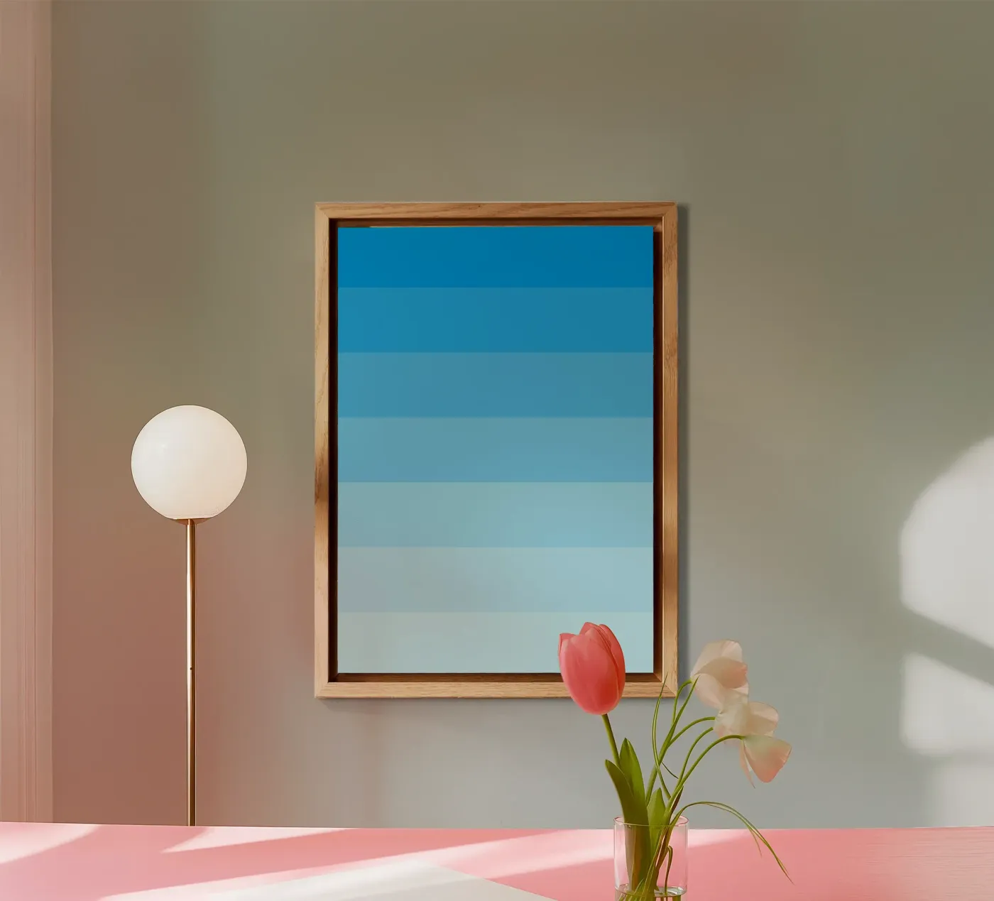 Blue Gradient forex-plaat van Paigaam Studio