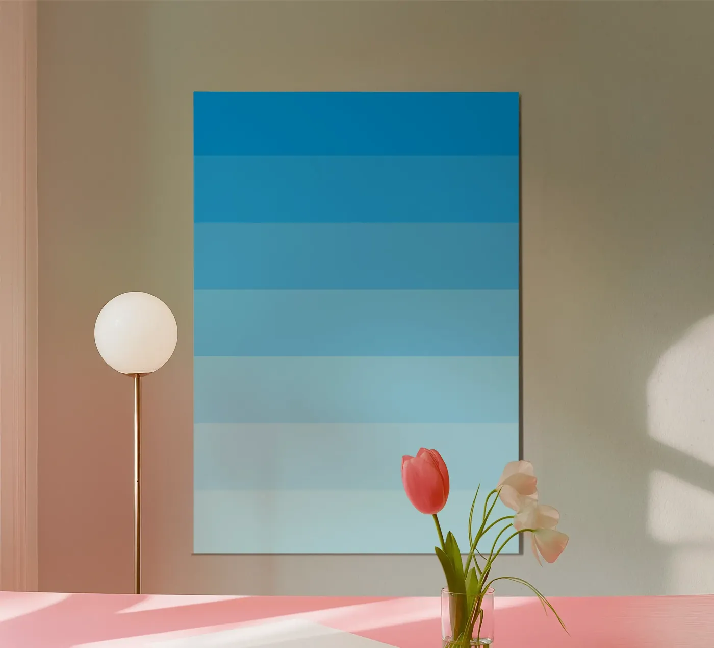 Blue Gradient forex-plaat van Paigaam Studio