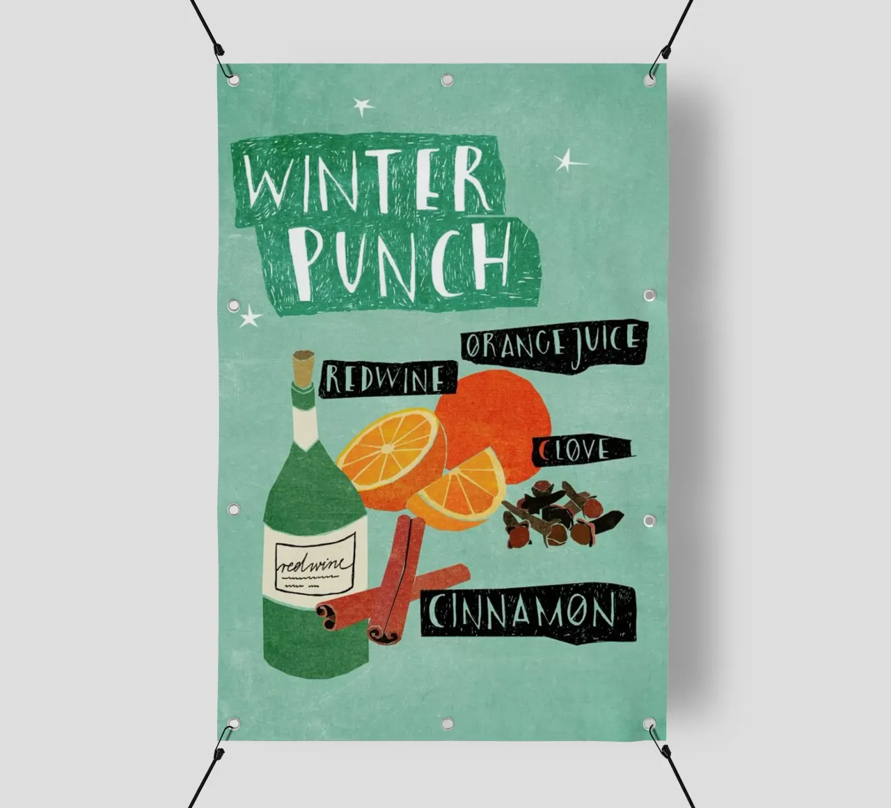 Glühwein telo in pvc da Eva Wünsch