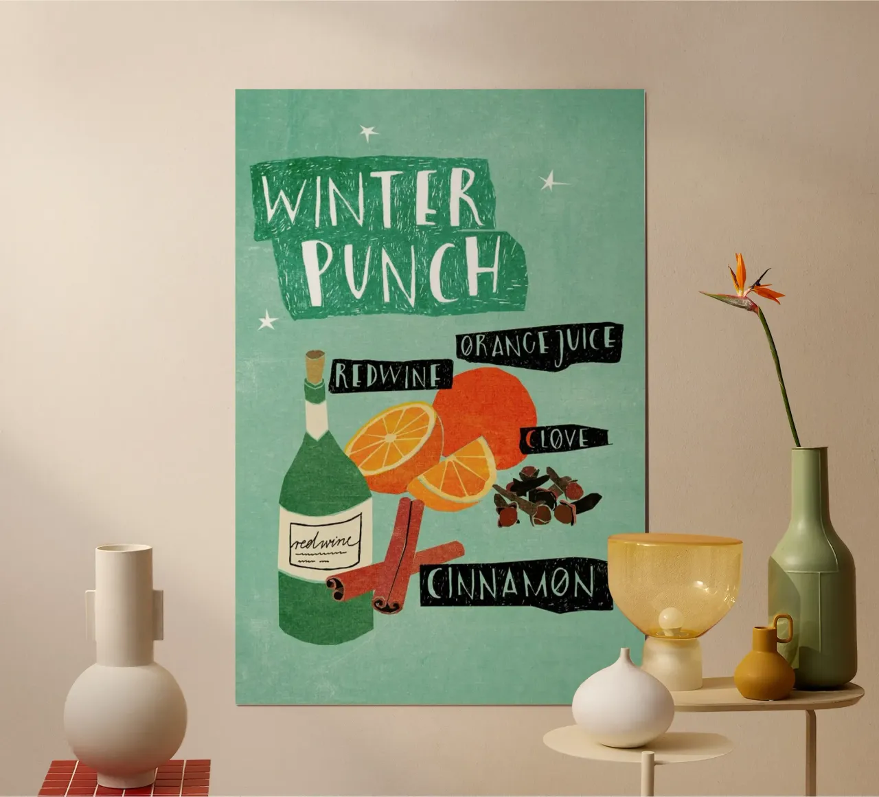 Glühwein poster da Eva Wünsch