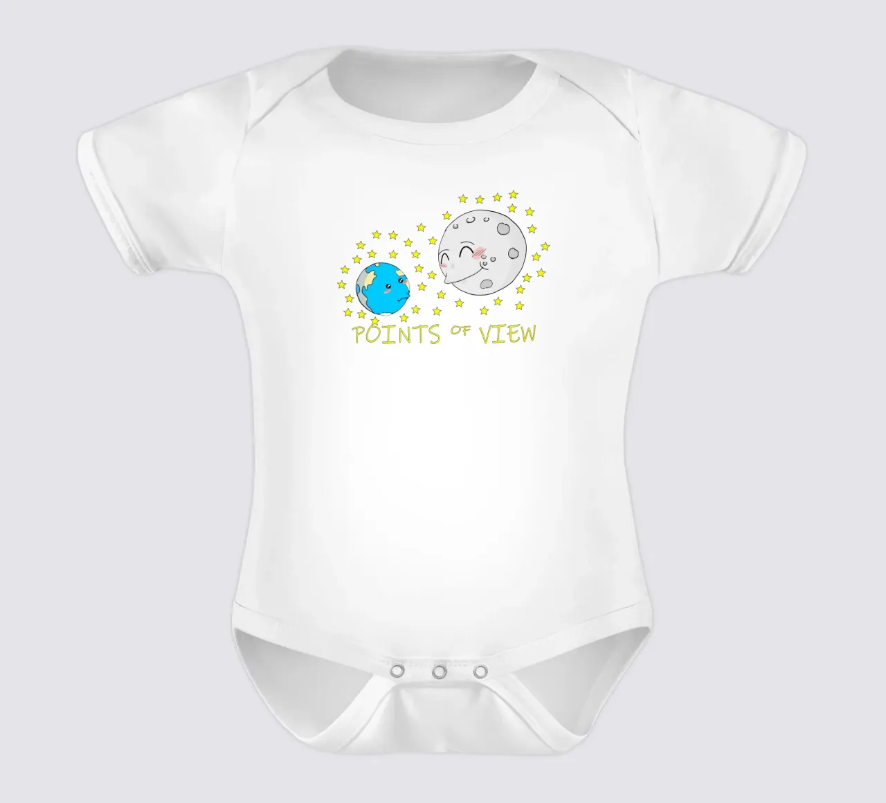 Points de vue Cute Kawaii Moon body bébé de sillyindustries