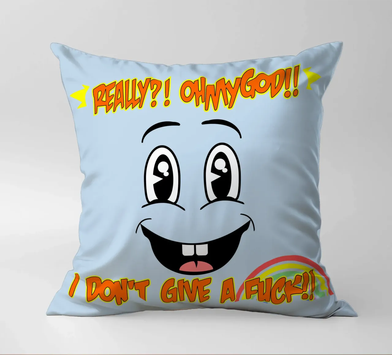 Non mi interessa! cuscino da sillyindustries