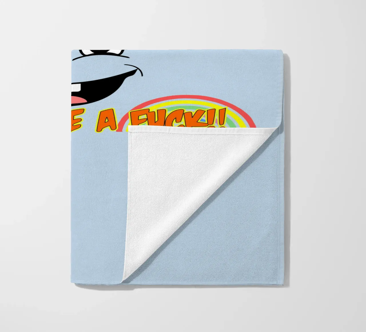 Non mi interessa! telo mare da sillyindustries