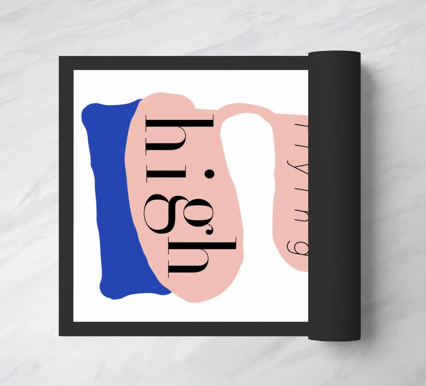 flying high deurmat van natural neutral