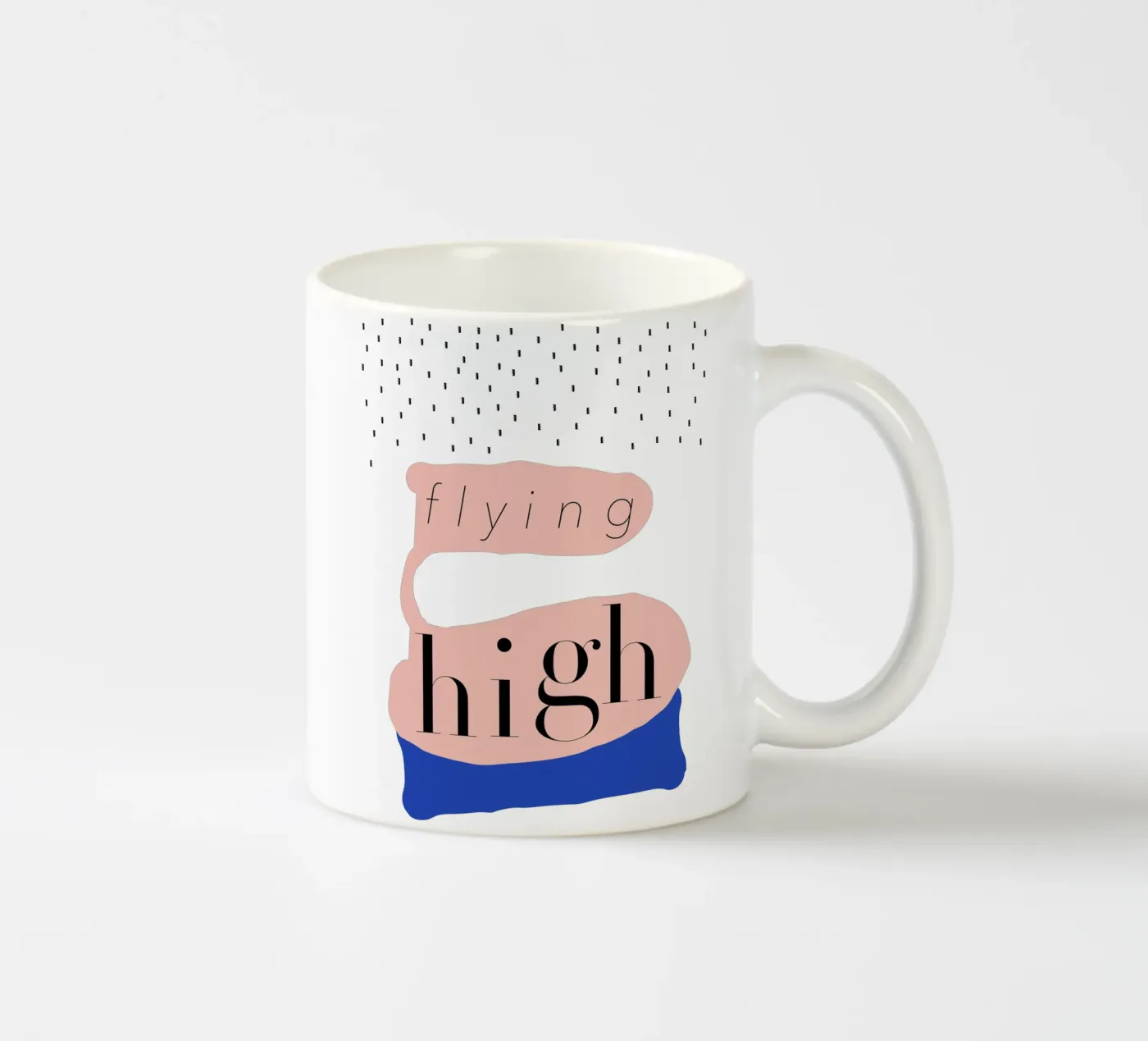 flying high ceramic mug by natural neutral