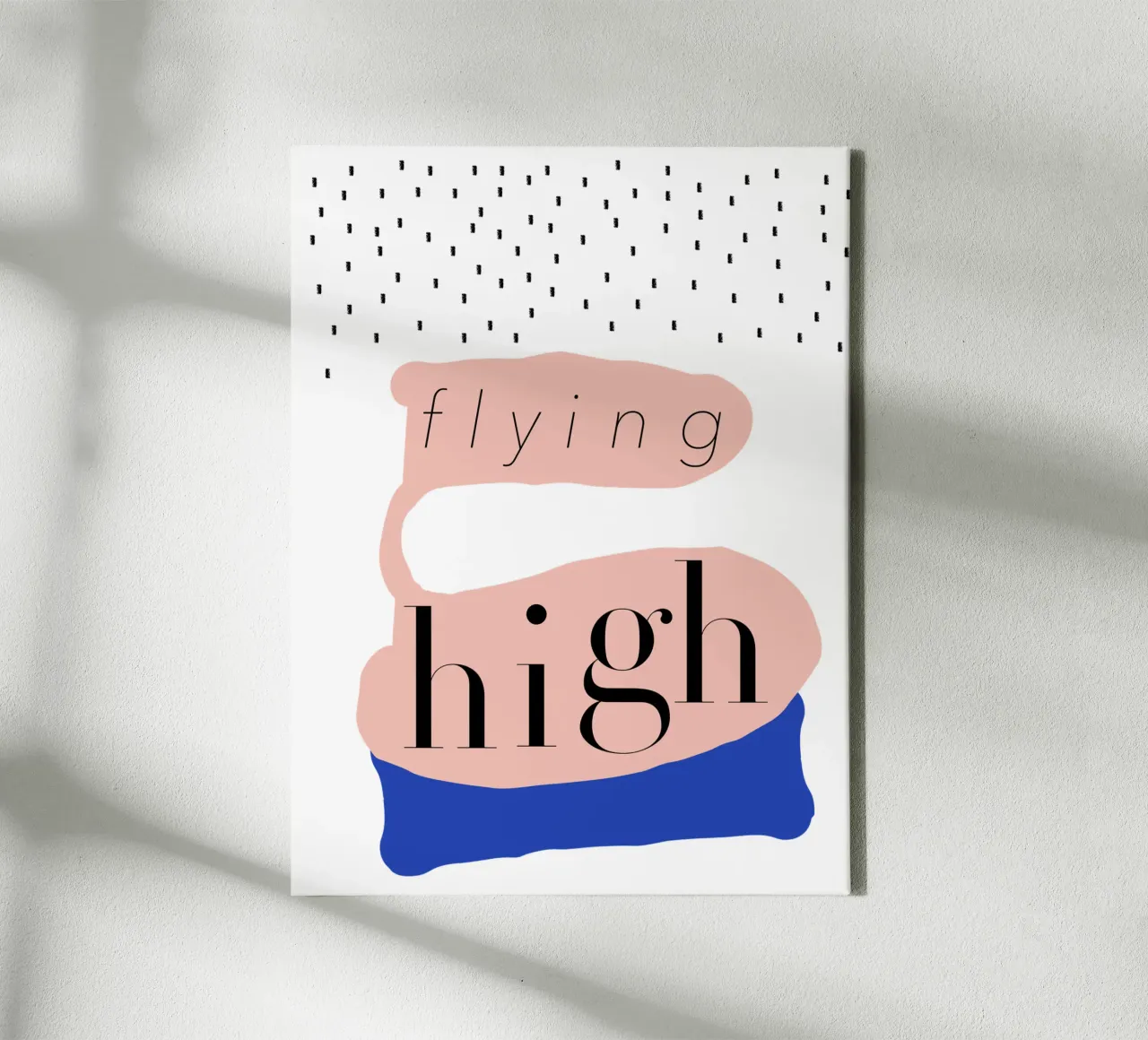 flying high tela con Cornice a cassetta da natural neutral