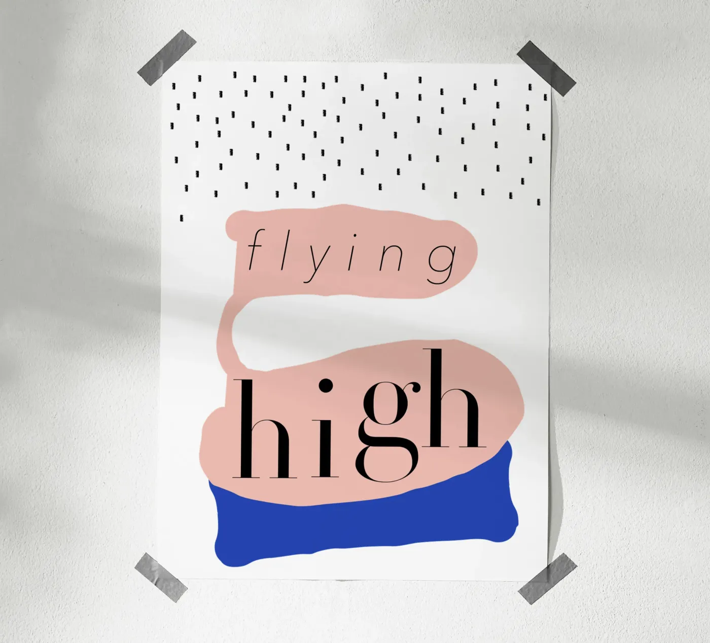 flying high poster van natural neutral