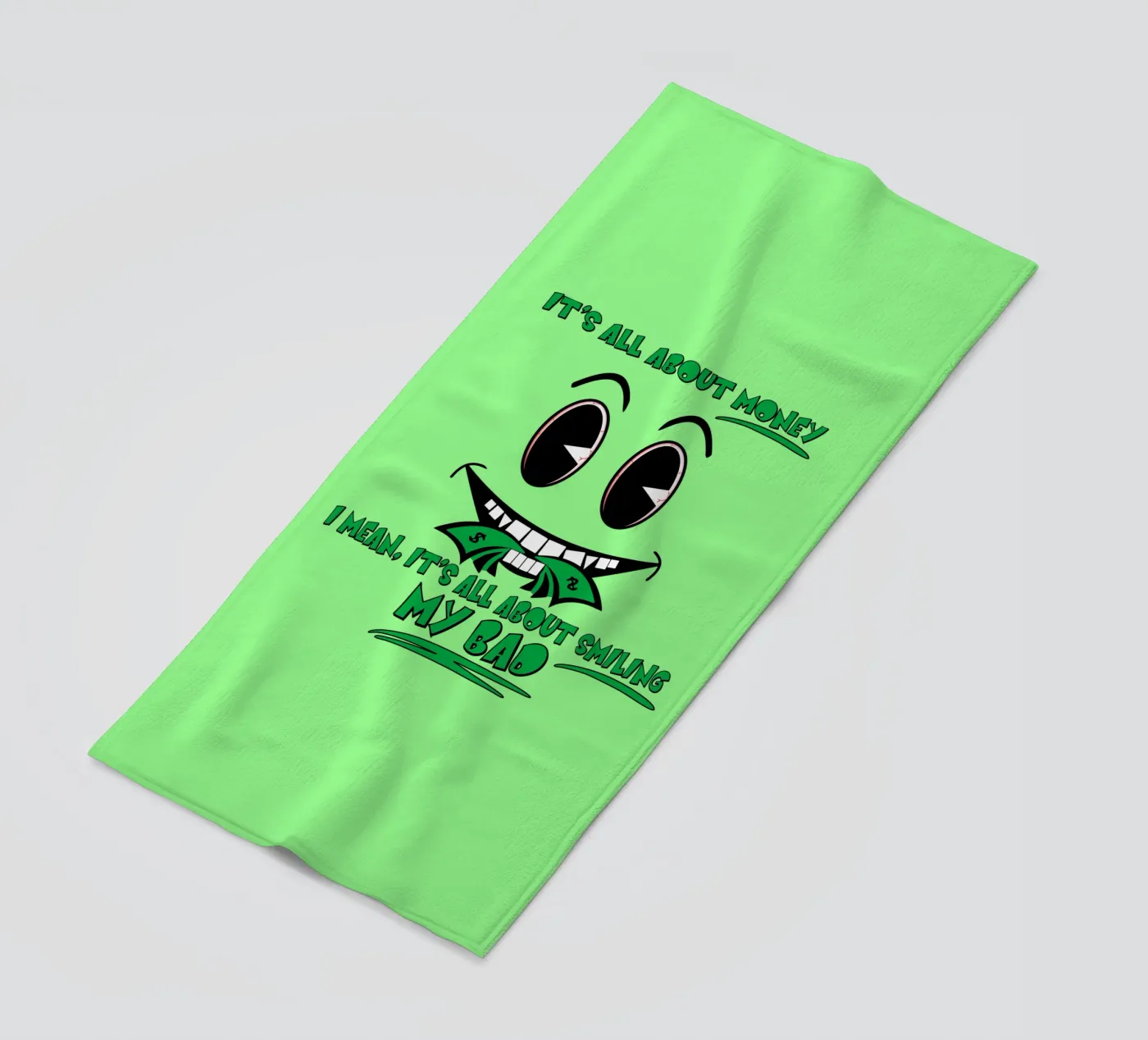 Sorridi e basta telo mare da sillyindustries