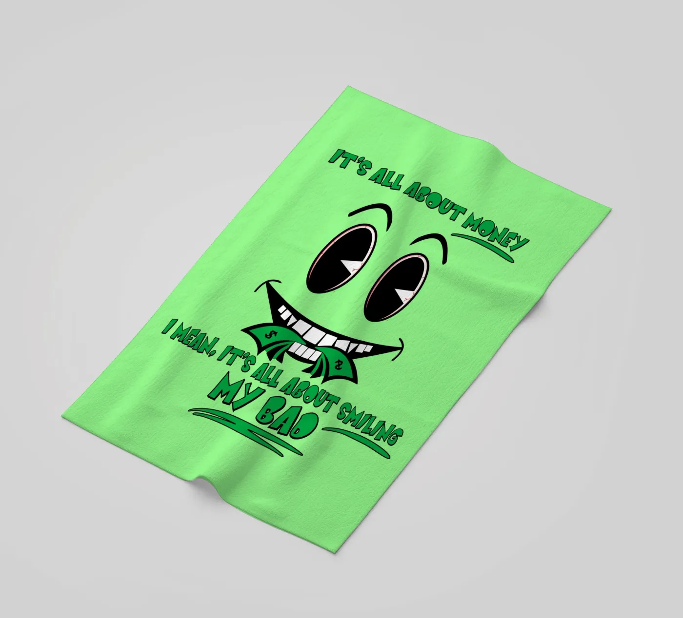 Sorridi e basta telo mare da sillyindustries