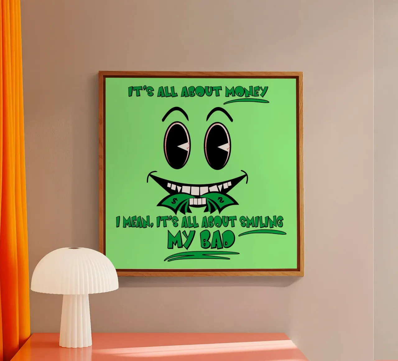 Just Smile plexiglass da sillyindustries