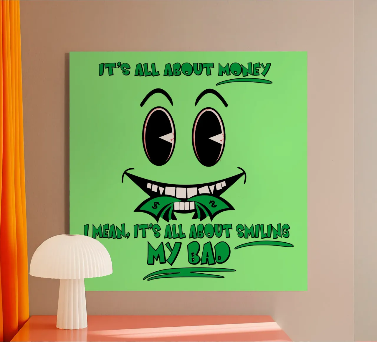 Just Smile plexiglass da sillyindustries